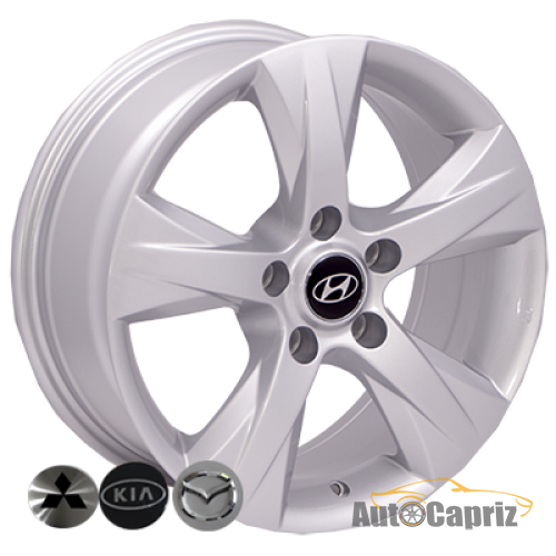 Диски Replica Mazda BK668 S R16 W7.0 PCD5x114.3 ET40 DIA67.1  